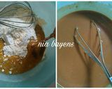 Foto langkah ke 5 dari resep Bolu sakura (eggless,no mixer,no oven).