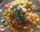 A picture of step 3 of Khili khili sabudana bhel.