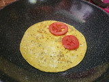 Omelette de queso muzarella y verduras