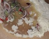 A picture of step 3 of Yam and veg egg.