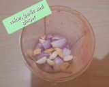 A picture of step 2 of Sev tameta nu shake.