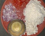 A picture of step 1 of पनीर भुजी.