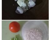 Foto langkah ke 1 dari resep Mp-ASI 10+ Bubur Bebuntoso (beras+buncis+tomat+bakso).