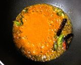A picture of step 7 of Indrahar ki Kadhi (Madhya Pradesh Cuisine in a Fusion style).