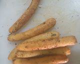 A picture of step 4 of Potato Sooji  Finger Fries.