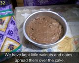 A picture of step 32 of Chocolate Date & Nuts Cake.