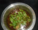 A picture of step 4 of Dal pakwan.