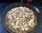 Foto del paso 3 de la receta: Tarta abierta de harina de espelta rellena de jamón y queso