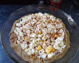 Foto del paso 3 de la receta: Tarta abierta de harina de espelta rellena de jamón y queso