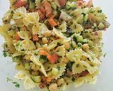 Pas rețetă Salata de pastă cu năut 2 fotografie