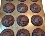 A picture of step 4 of Double Chocolate Banana Muffins (or Bread).