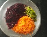 A picture of step 1 of Ragi Veg Dhokla.