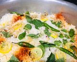 A picture of step 9 of Mutton Biryani.