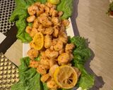 A picture of step 4 of Buttery Shrimps with a twist of Lemon.