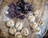 A picture of step 2 of Arabian style dates.
