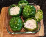 A picture of step 6 of Stuffed Bell Peppers w/ Sauce.