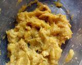 A picture of step 1 of Plantain waffles.
