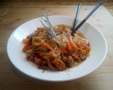 Foto del paso 11 de la receta: Fideos de patata con verduras al wok