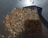 Foto langkah ke 3 dari resep Tumis Jantung Pisang Pedas.