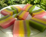 Foto langkah ke 6 dari resep Lapis rainbow 🌺.