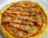 Foto langkah ke 4 dari resep Pizza Empuk pakai teflon irit bahan.