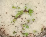 A picture of step 3 of Barnyard Millets and Peas Jeera Rice.