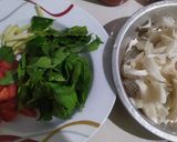 Foto langkah ke 1 dari resep Pepes Jamur Tahu.
