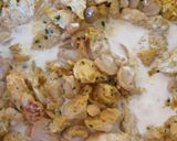 Une image de l'étape 4 de Tagliatelles poulet lait de coco champignons et parmesan.