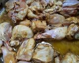 A picture of step 3 of Chicken Aalo Biryani.