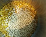 A picture of step 2 of Adai or lentil rice dosa.