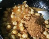 A picture of step 9 of Chole Palak.