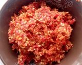 Foto langkah ke 3 dari resep Terong Bumbu Ayam Rica".