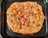 Foto langkah ke 6 dari resep Pizza Krucils.