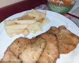 Foto del paso 8 de la receta: Lomo adobado con especias y patatas fritas con salsa suave y 🌶️