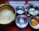 A picture of step 1 of Dhokla.