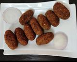 A picture of step 6 of Leftover rice fritters.