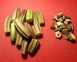 Foto del paso 1 de la receta Estofado de okras, mini calabacines y berenjenas