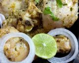 A picture of step 4 of Afghani chicken.