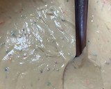 Foto del paso 9 de la receta: Birthday Cake con compota de chocolate y durazno