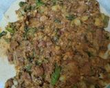 A picture of step 3 of Mexican paratha.