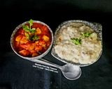 A picture of step 6 of Samak Rice Pulav With Aloo Tamatar Rasedar.