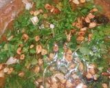 A picture of step 2 of Moong and koki sindhi style.