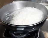 A picture of step 2 of Palak Paneer Biryani.
