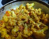 A picture of step 6 of Malai Gobhi.