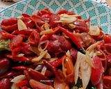 Foto langkah ke 4 dari resep Tumis Kulit Melinjo.