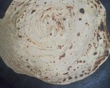 A picture of step 5 of Malabar Paratha.