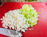 Foto del paso 2 de la receta: Calamares rellenos de langostinos 🦑 🦐 🦑