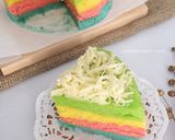 Foto langkah ke 5 dari resep Rainbow Cake Kukus.