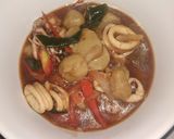 Foto langkah ke 4 dari resep Cumi bakso saus tiram.