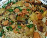 صورة لخطوة 17 من وصفة مقلوبة دجاج لذيذة🐔👌